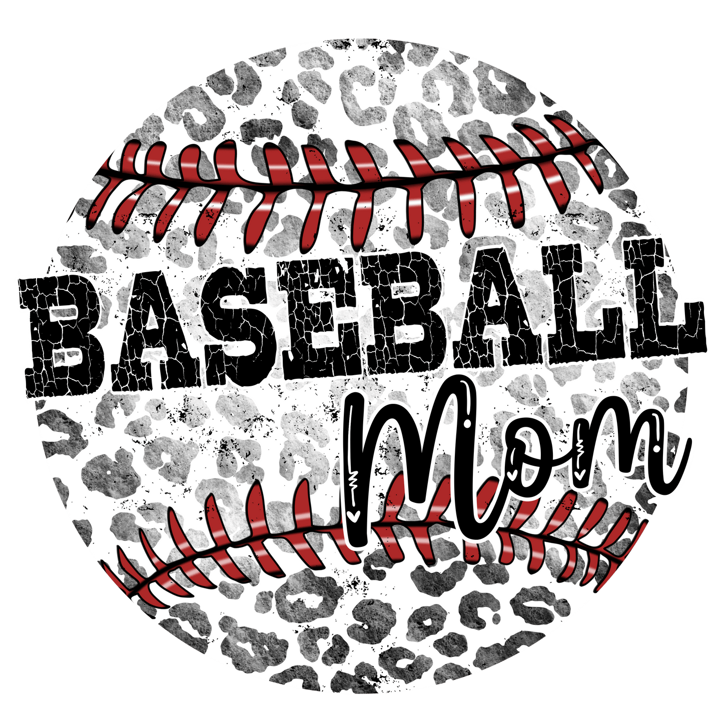 Baseball Mom Design - DTF Ready To Press