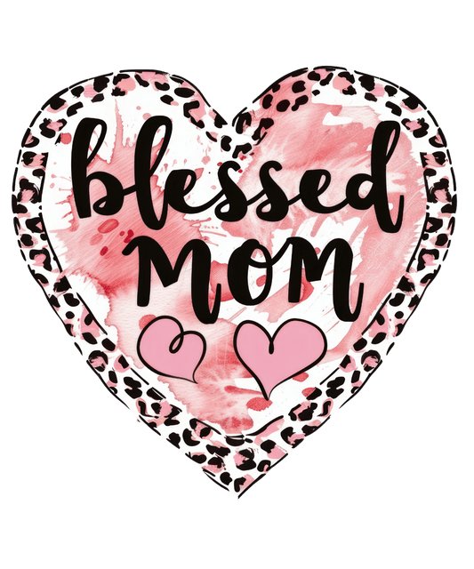 Blessed Mom Design - DTF Ready To Press