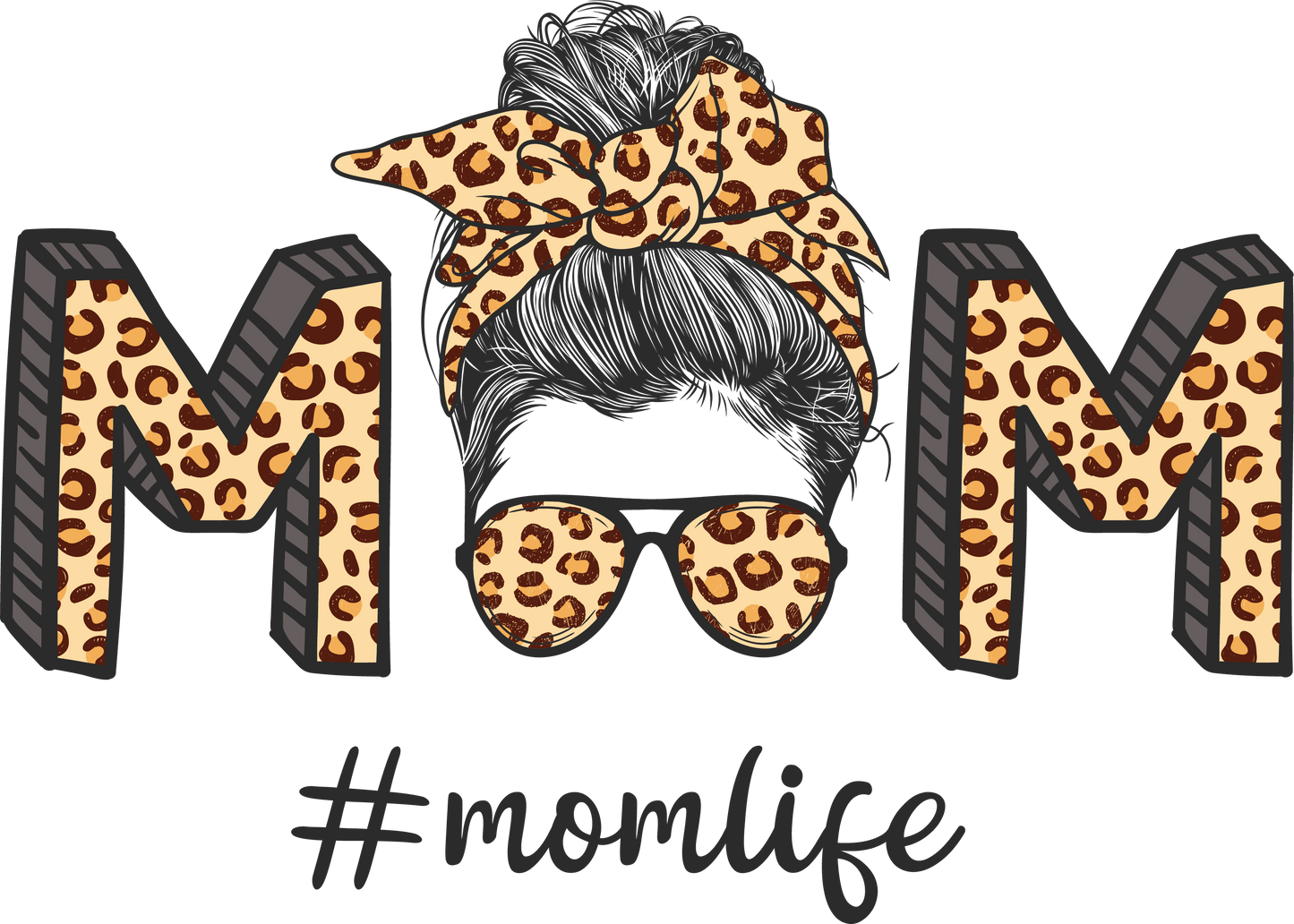 Mom Life Design - DTF Ready To Press