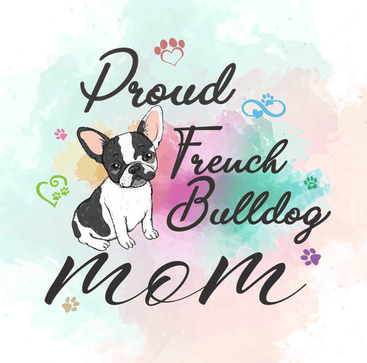 Bulldog Mom Design - DTF Ready To Press