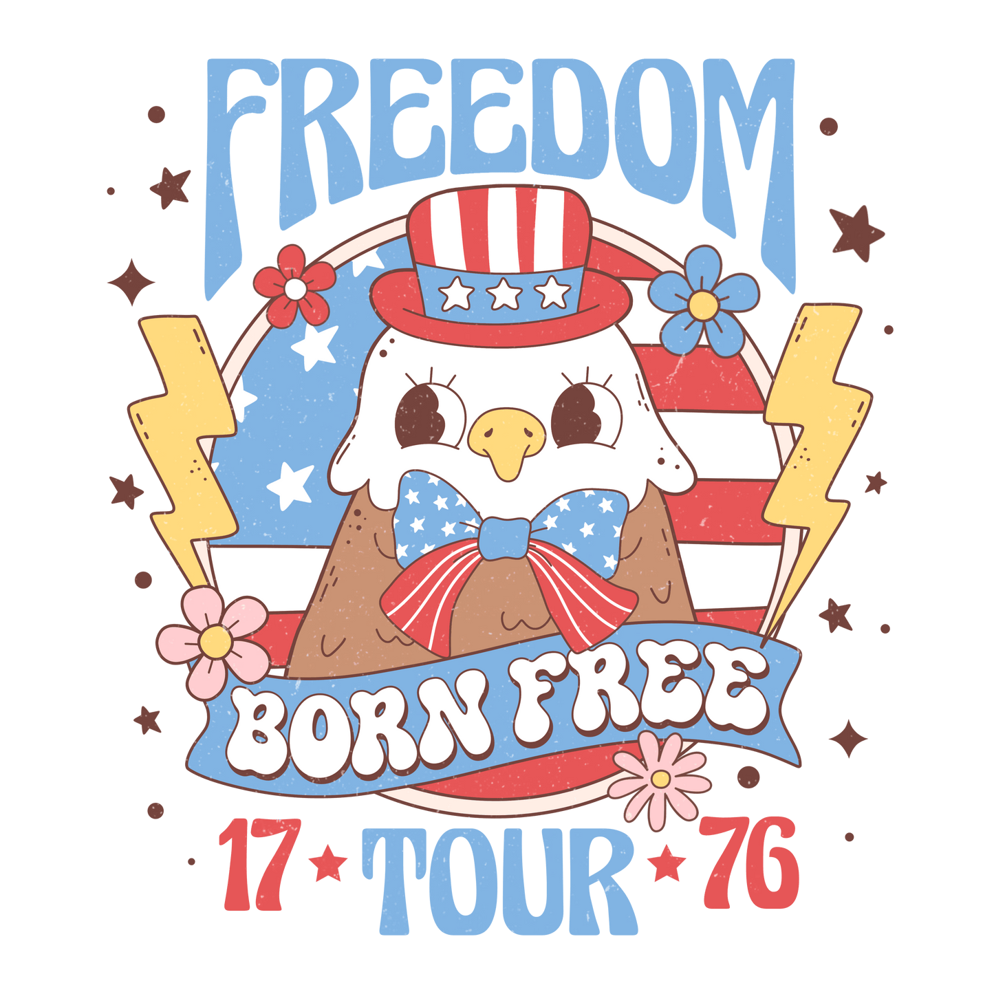 Freedom America Design - DTF Ready To Press