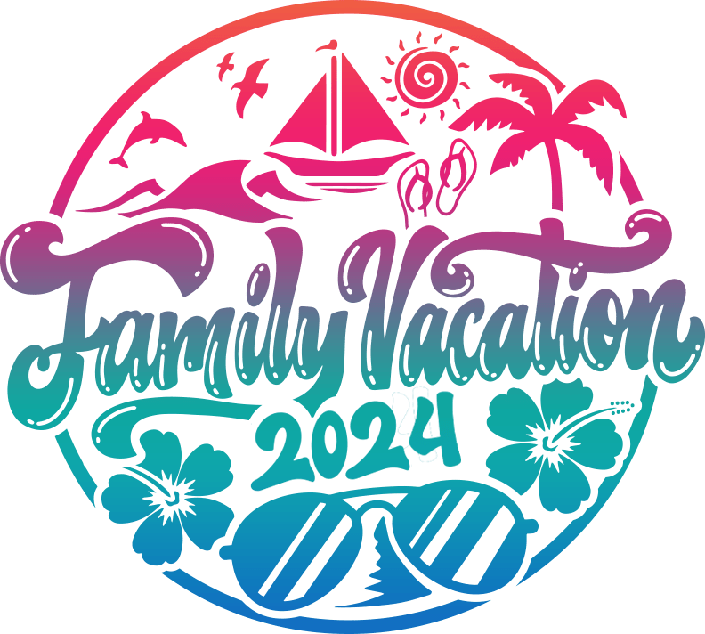 2024 Matching Family Vacation Design - DTF Ready To Press