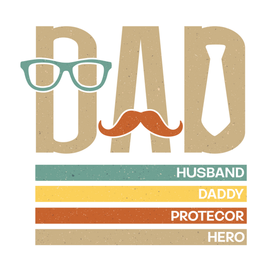 Dad Life Design - DTF Ready To Press