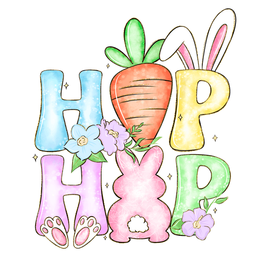 Hip Hop Easter Toddler Design - DTF Ready To Press