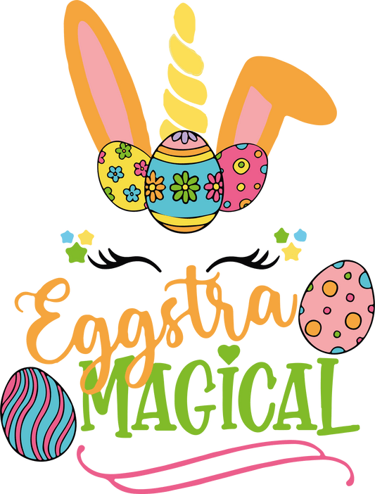 Eggstra Magical Easter Design - DTF Ready To Press