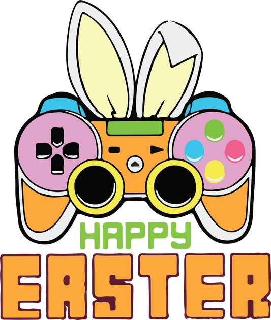 Happy Easter Game Day Design - DTF Ready To Press