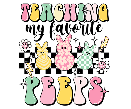 Teaching My Favorite Peeps Easter Design - DTF Ready To Press