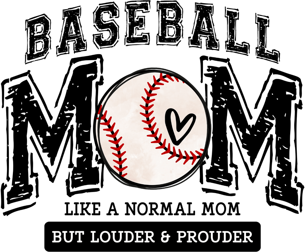 Baseball Mom Design - DTF Ready To Press