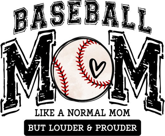 Baseball Mom Design - DTF Ready To Press