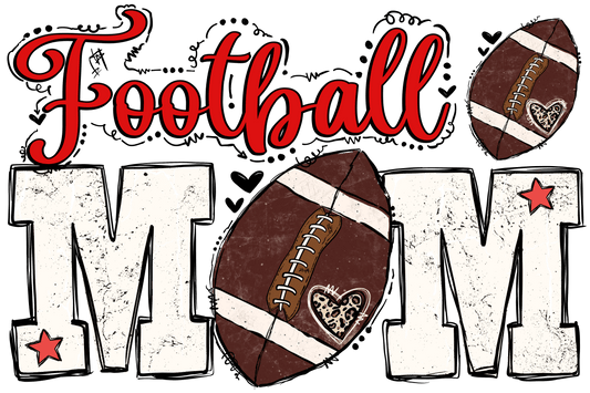 Football Mom Design - DTF Ready To Press