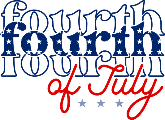 Fourth Of July Design - DTF Ready To Press