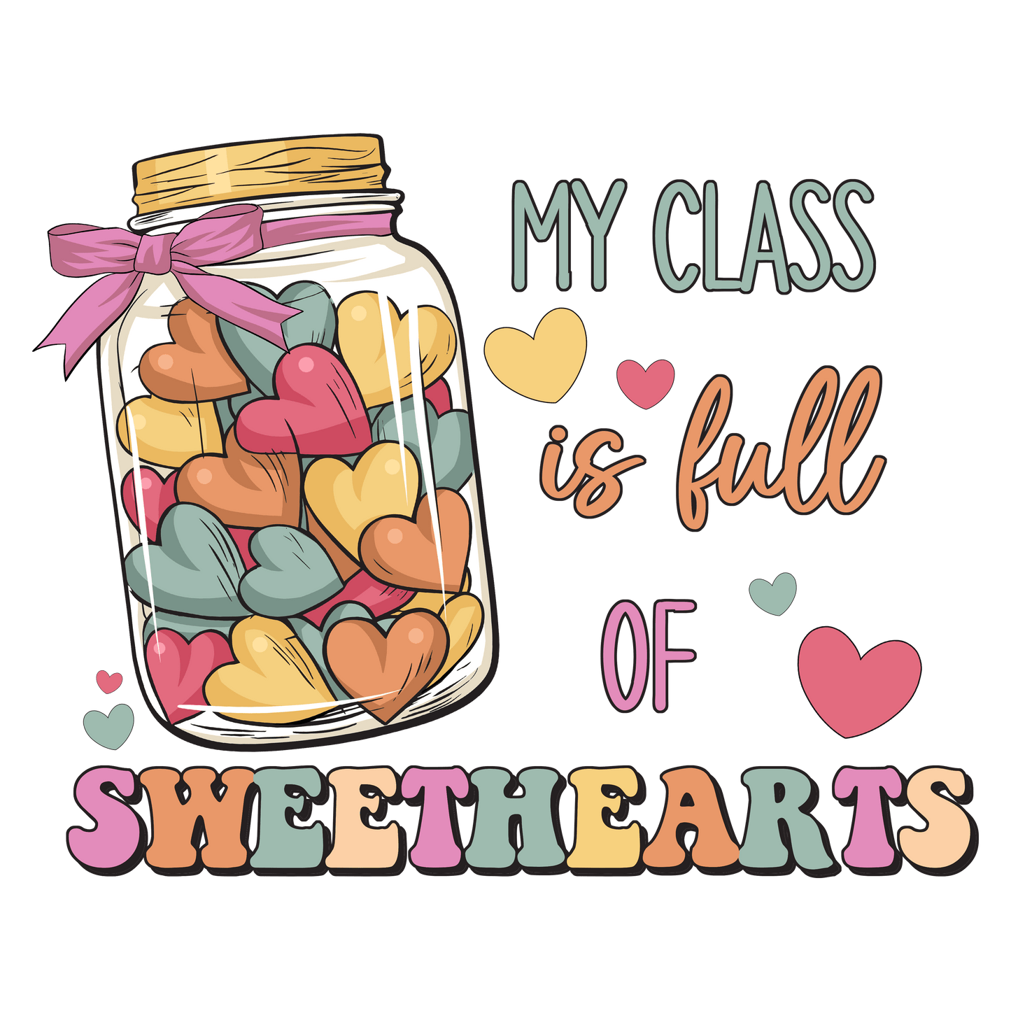 Funny Teacher Day Design - DTF Ready To Press