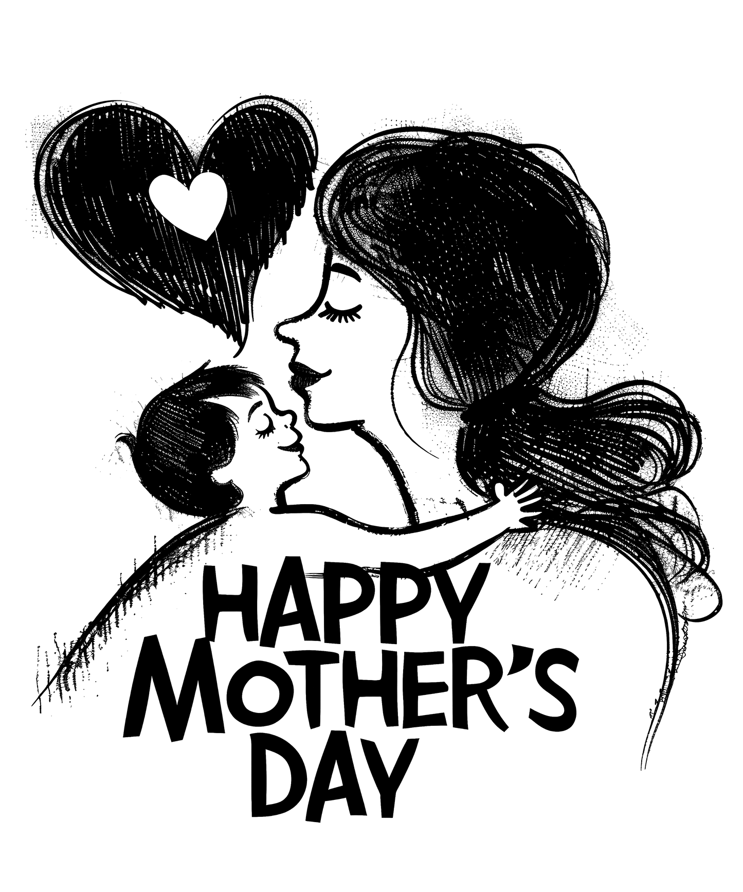 Happy Mother's Day Design - DTF Ready To Press