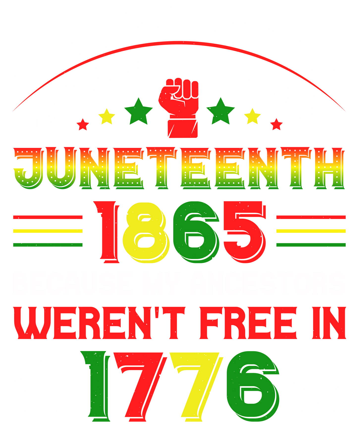 July 4th Juneteenth Design - DTF Ready To Press