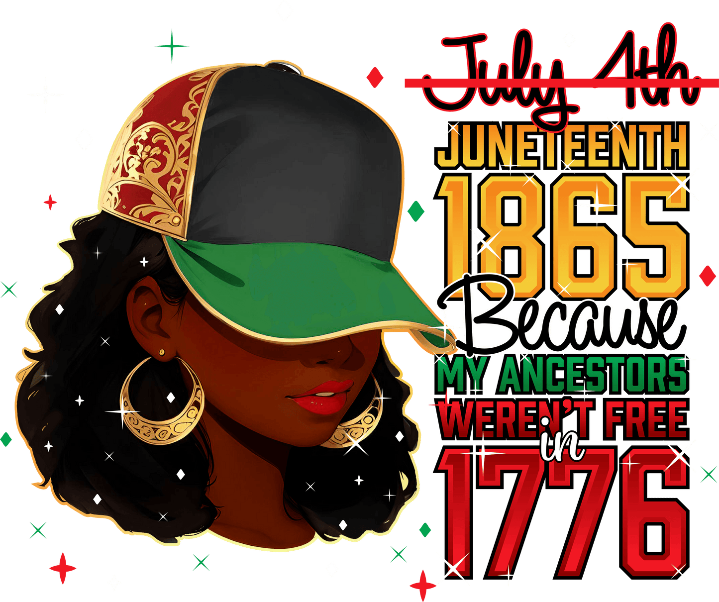 Cool Juneteenth Celebrating Design - DTF Ready To Press