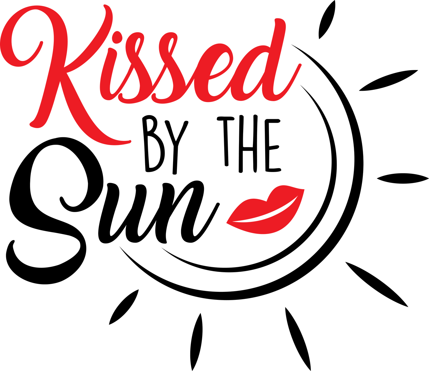 Kissed By The Sun Design - DTF Ready To Press