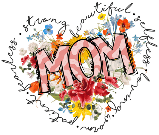 Floral Mother's Day Design - DTF Ready To Press