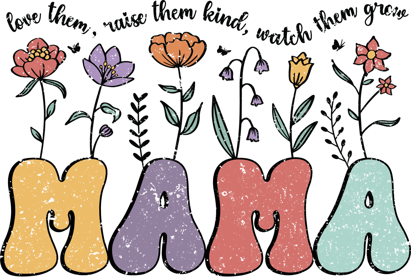 Cute Mama Design - DTF Ready To Press
