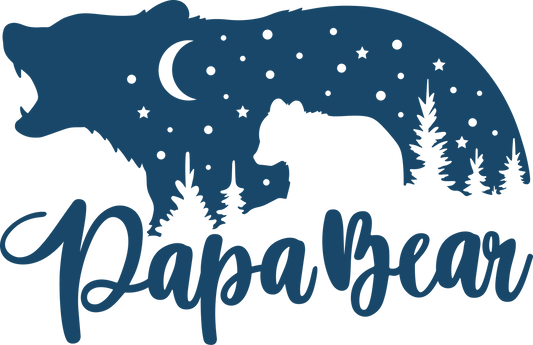 Papa Bear Design - DTF Ready To Press