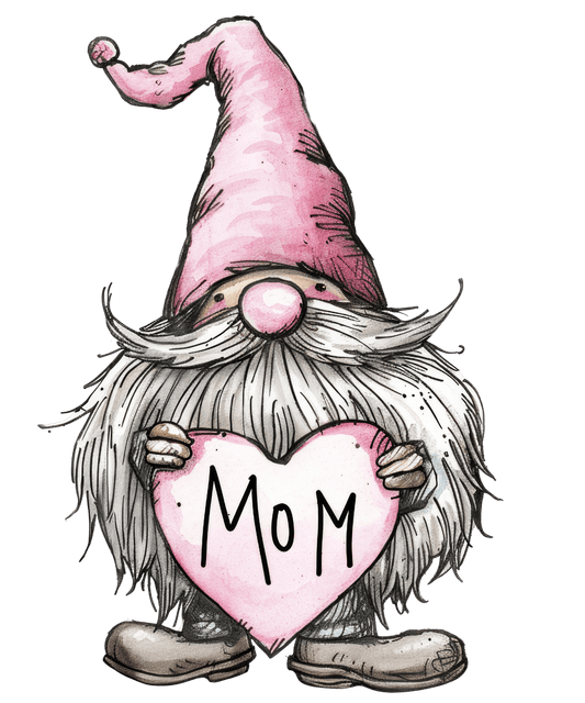 Mom Gnome Design - DTF Ready To Press