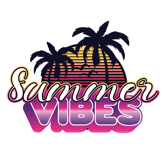 Summer Vibes Design - DTF Ready To Press