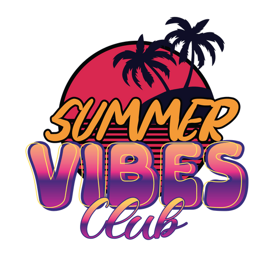 Summer Vibes Club Design - DTF Ready To Press