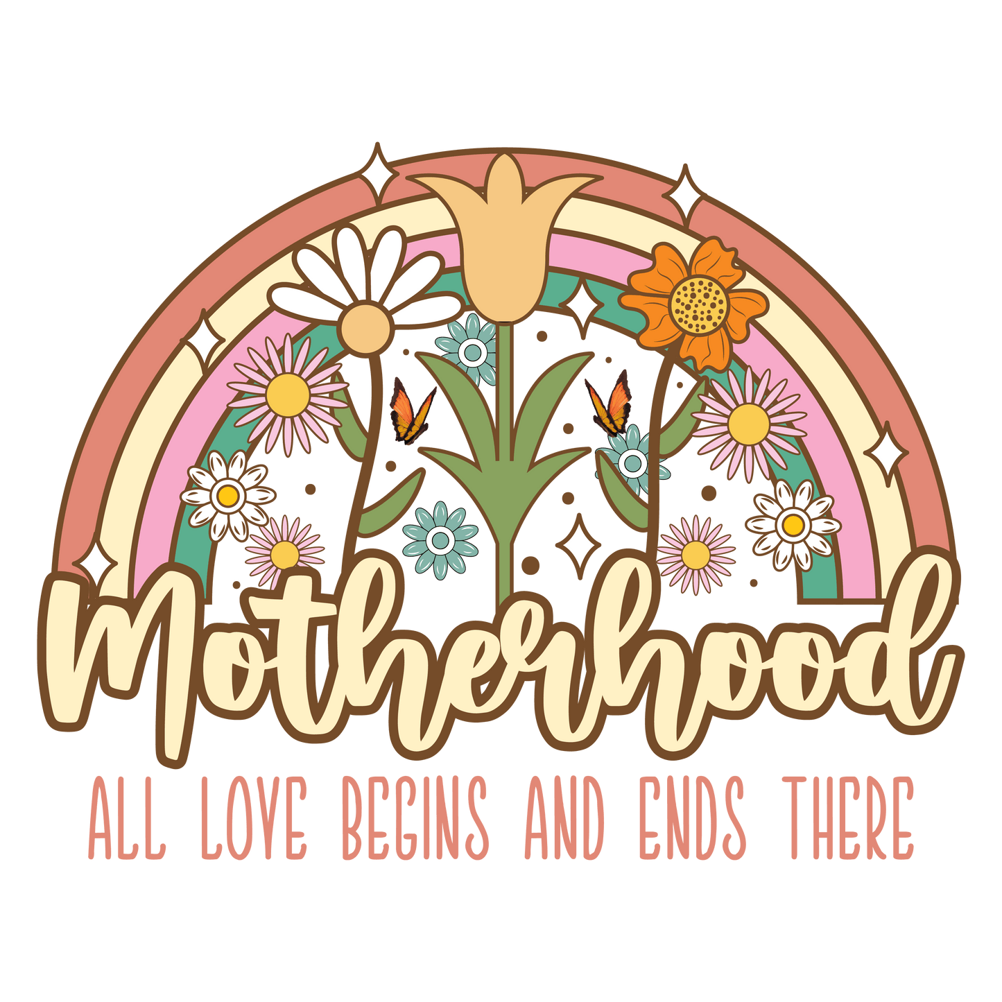 Motherhood Design - DTF Ready To Press