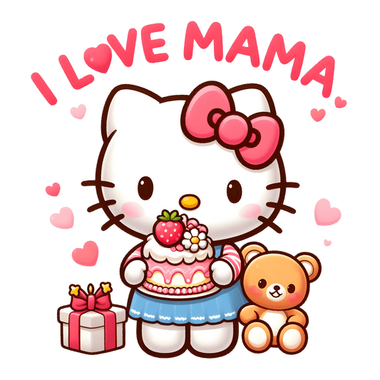 Hello Kitty Mother's Day Design - DTF Ready To Press