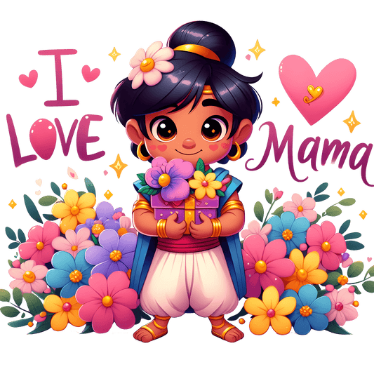 I love Mama Design - DTF Ready To Press