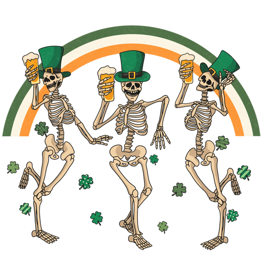 Lucky Day Beer Saint Patrick's Day Rainbow Design - DTF Ready To Press