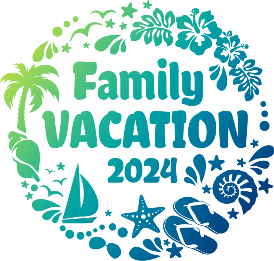 2024 Summer Family Vacation Design - DTF Ready To Press