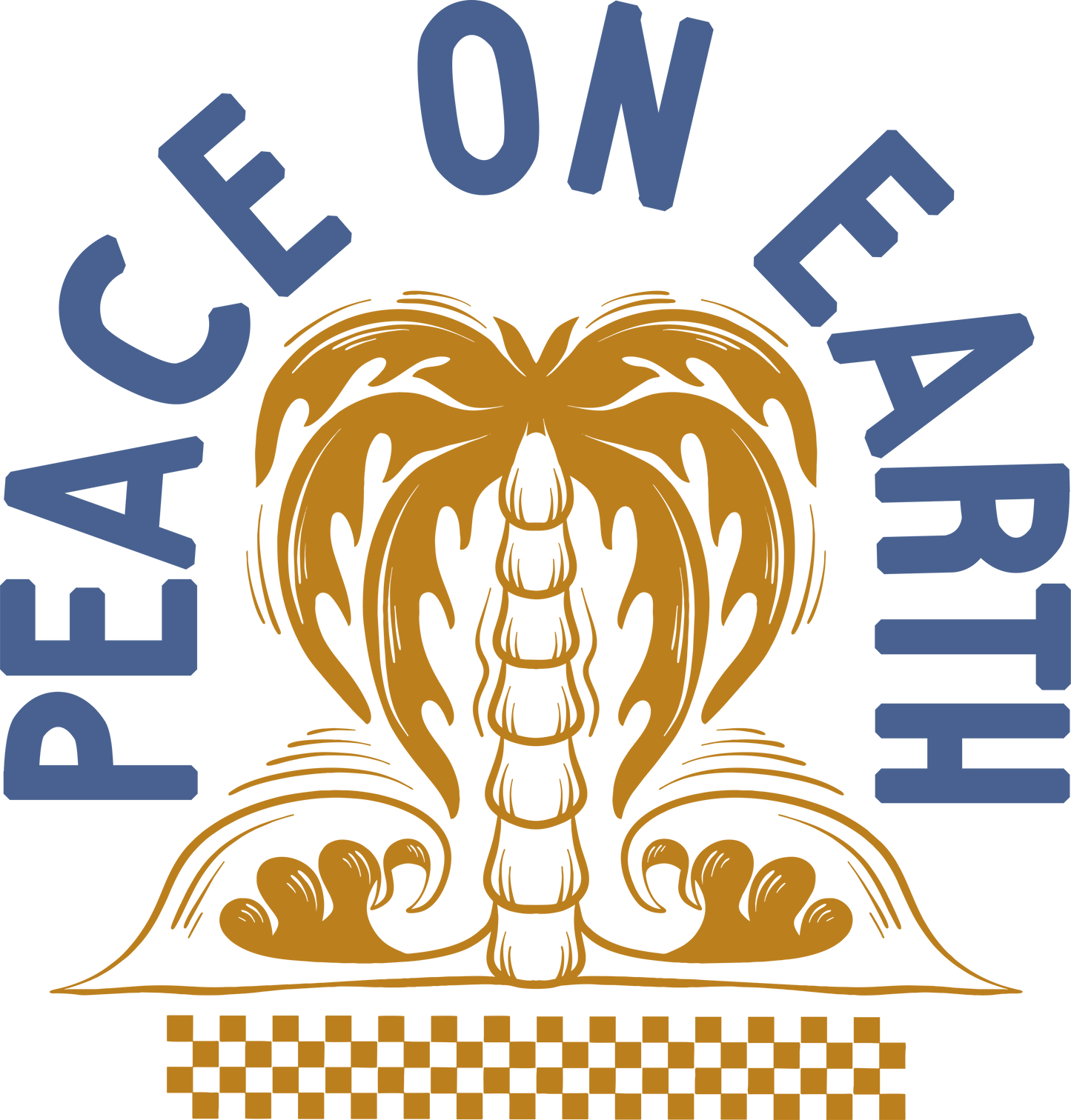 Peace On Earth Design - DTF Ready To Press