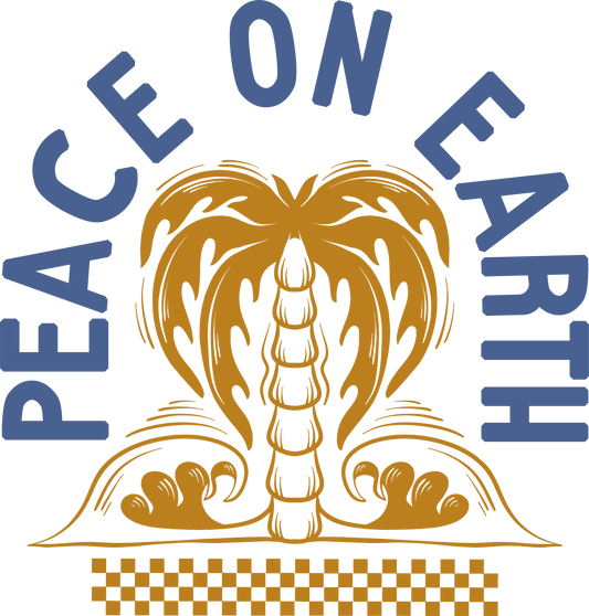 Peace On Earth Design - DTF Ready To Press