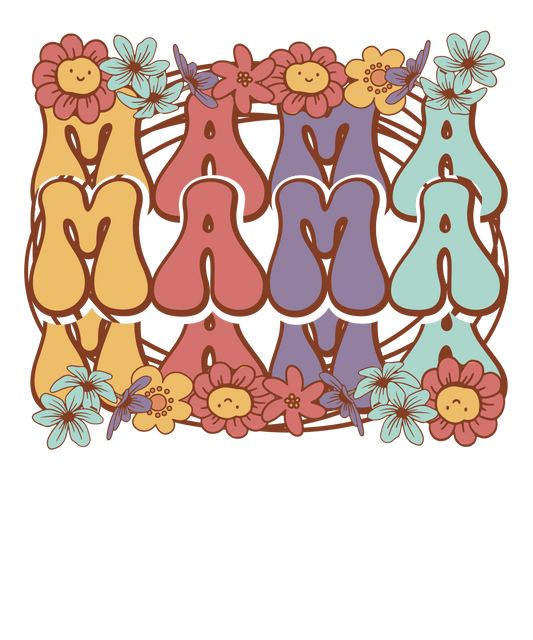 Floral Mama Design - DTF Ready To Press