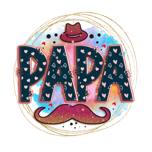 Father's Day Papa Design - DTF Ready To Press