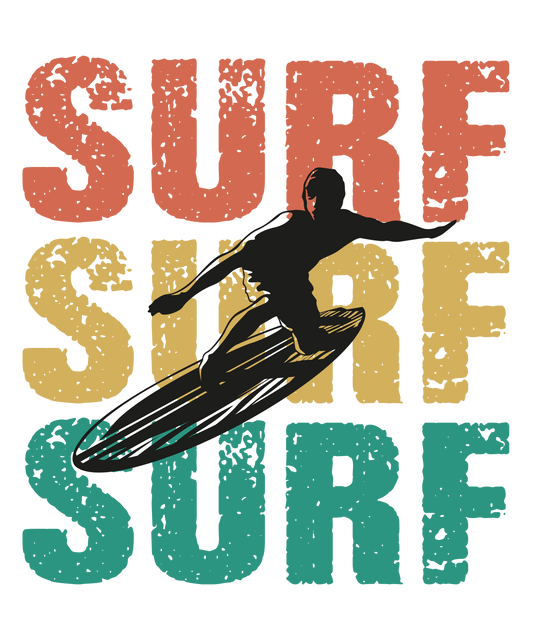 Surf Design - DTF Ready To Press