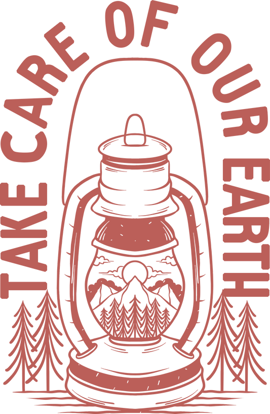 Take Care Of Our Earth Design - DTF Ready To Press