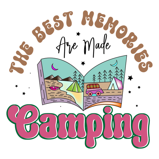 Cute Camping Design - DTF Ready To Press