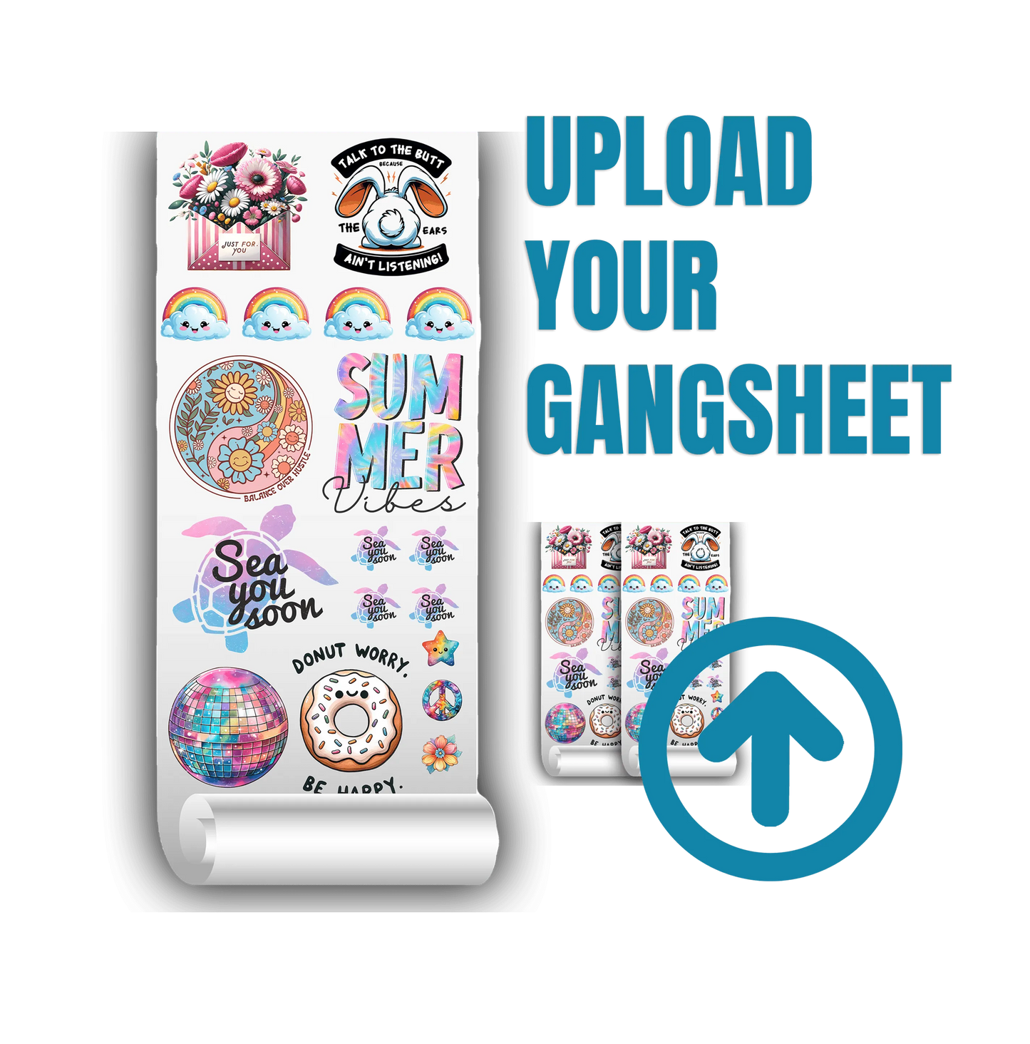 Upload DTF Gang Sheets