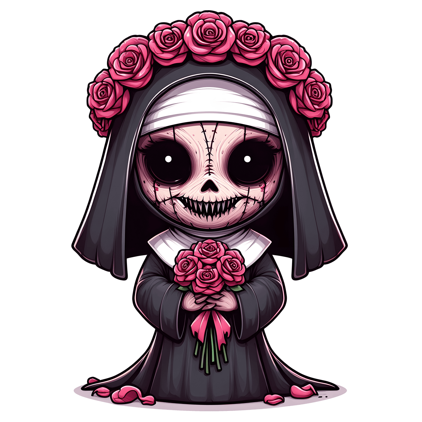 Sister Irene Valentine All Rose For You Design - DTF Ready To Press