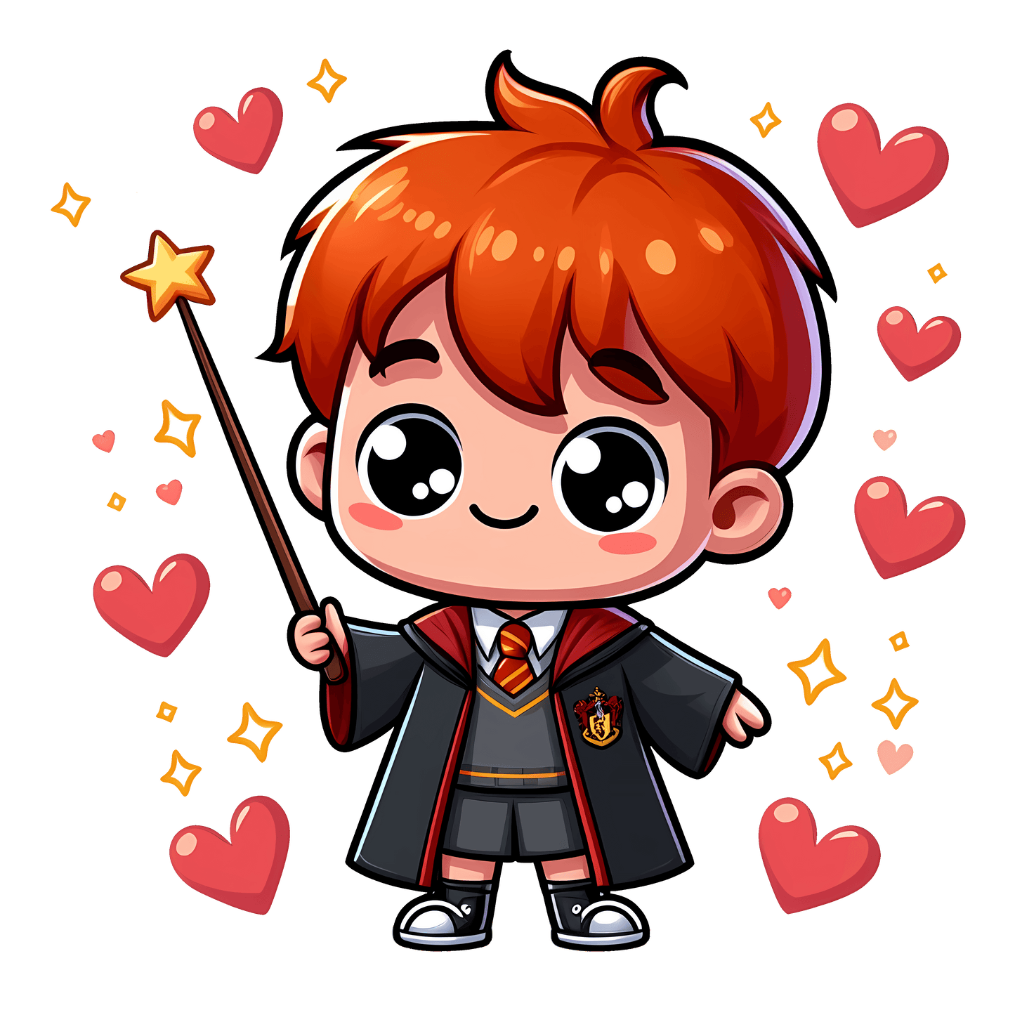 Harry Potter Ron Weasley Valentine's Day Design - DTF Ready To Press