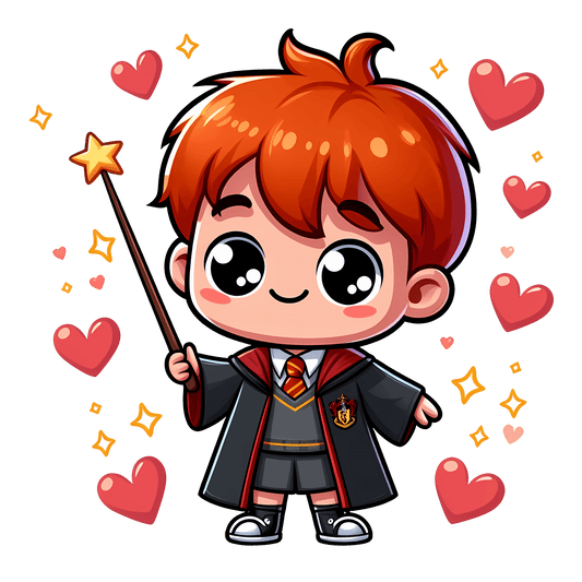 Harry Potter Ron Weasley Valentine's Day Design - DTF Ready To Press