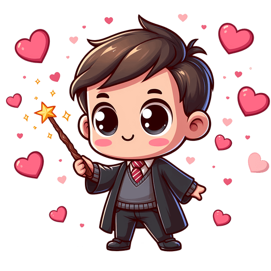 Harry Potter Neville Longbottom Valentine's Day Design - DTF Ready To Press