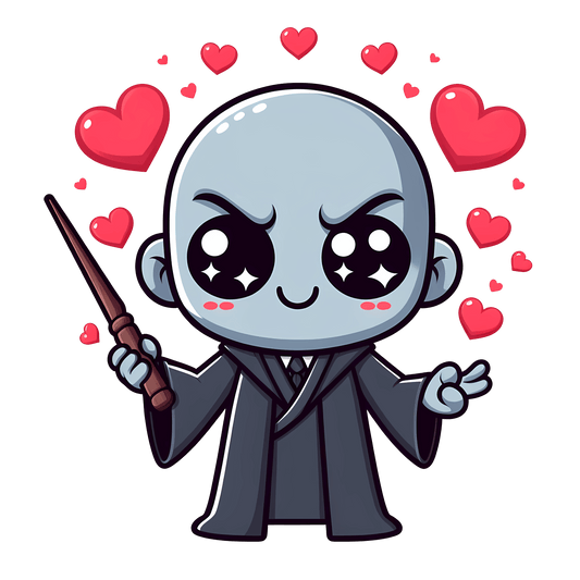 Harry Potter Lord Voldemort Valentine's Day Design - DTF Ready To Press