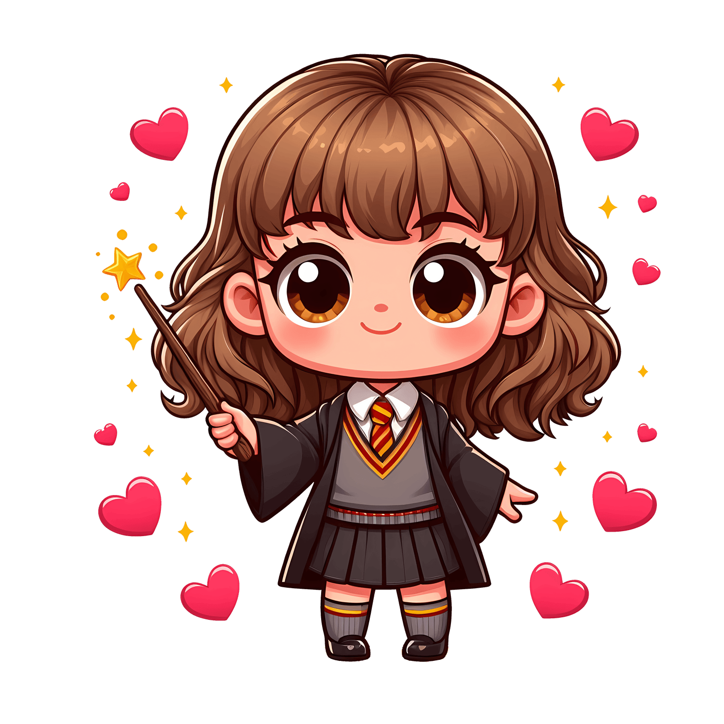 Harry Potter Hermione Granger Valentine's Day Design - DTF Ready To Press