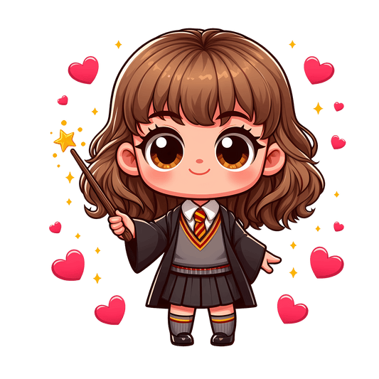 Harry Potter Hermione Granger Valentine's Day Design - DTF Ready To Press