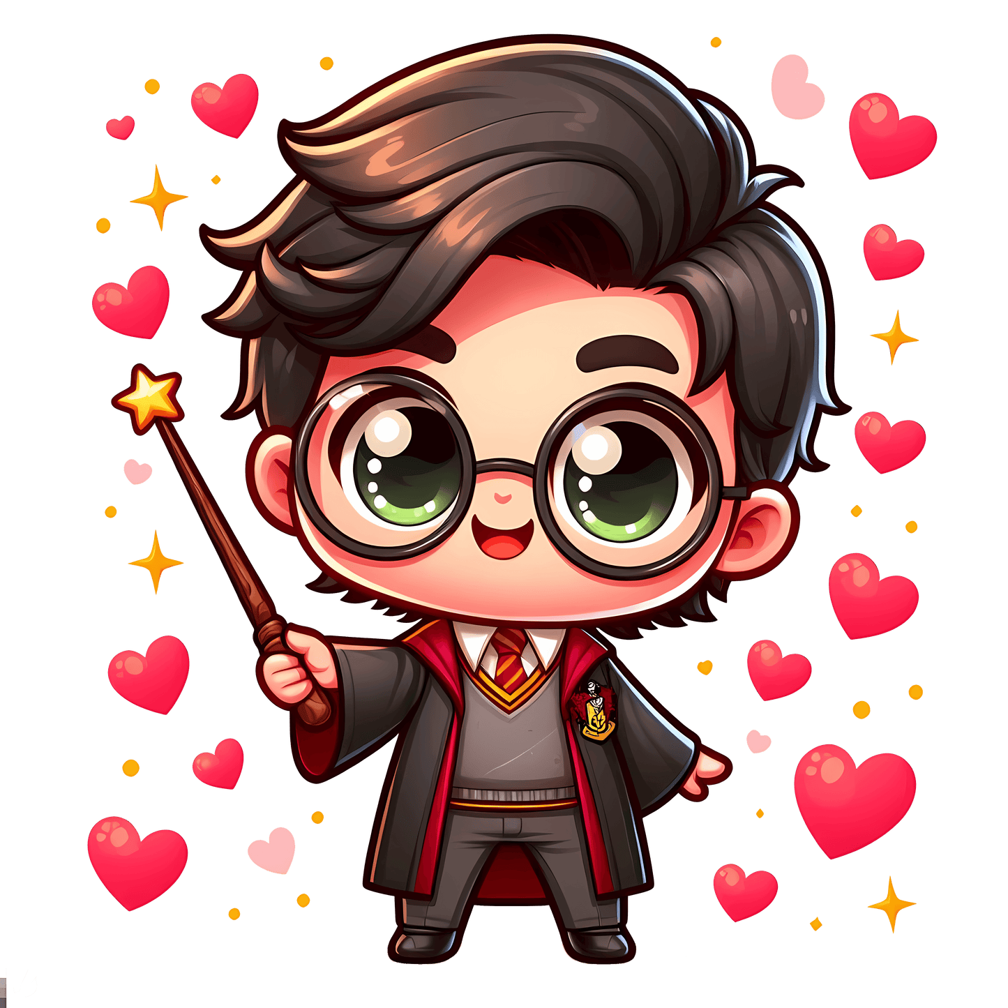 Harry Potter Valentine's Day Design - DTF Ready To Press