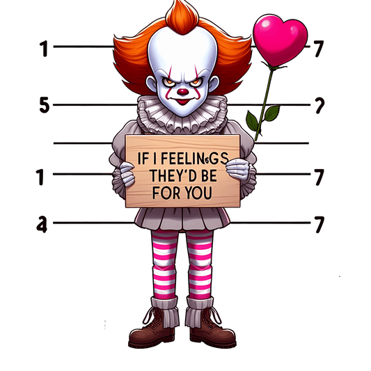 Stephen King It If I Feelings They'd Be For You Valentine's Day Design - DTF Ready To Press