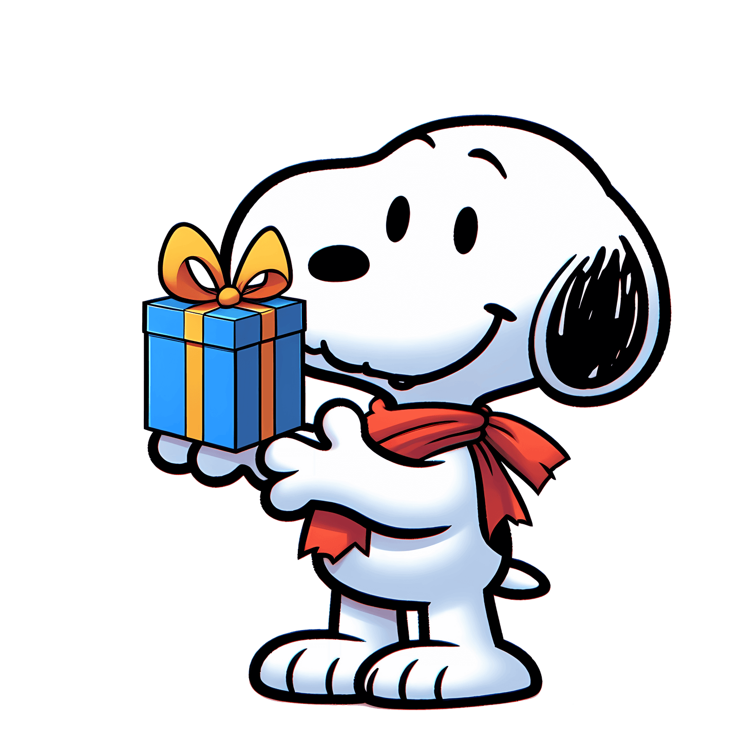 The Peanuts Snoopy Give A Gift Valentine's Day Design - DTF Ready To Press