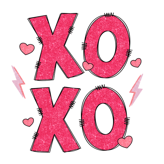 XOXO Valentine's Day Party Design - DTF Ready To Press